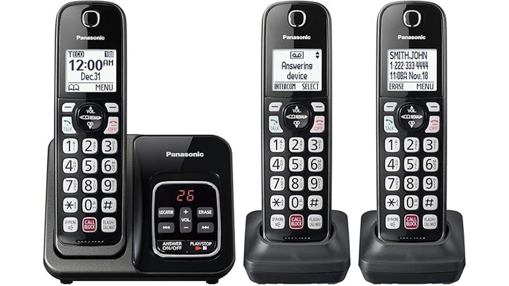 panasonic cordless phone with answering machine