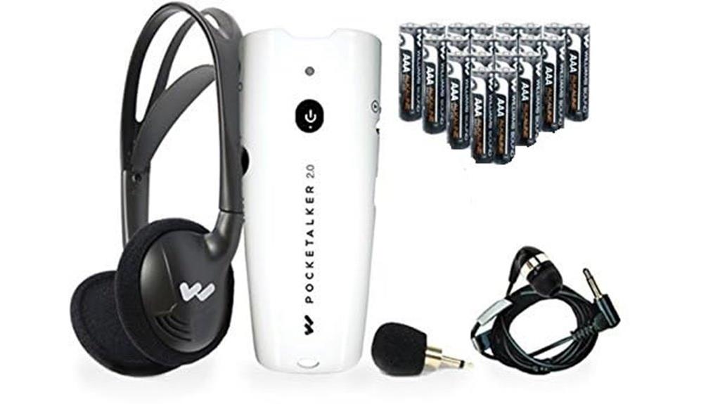 personal portable hearing amplifier