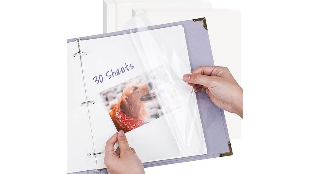 photo album refill pages
