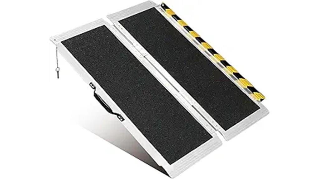 portable aluminum handicap ramp