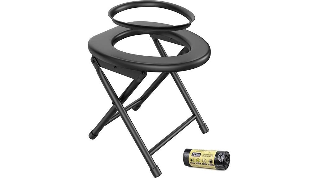 portable camping toilet