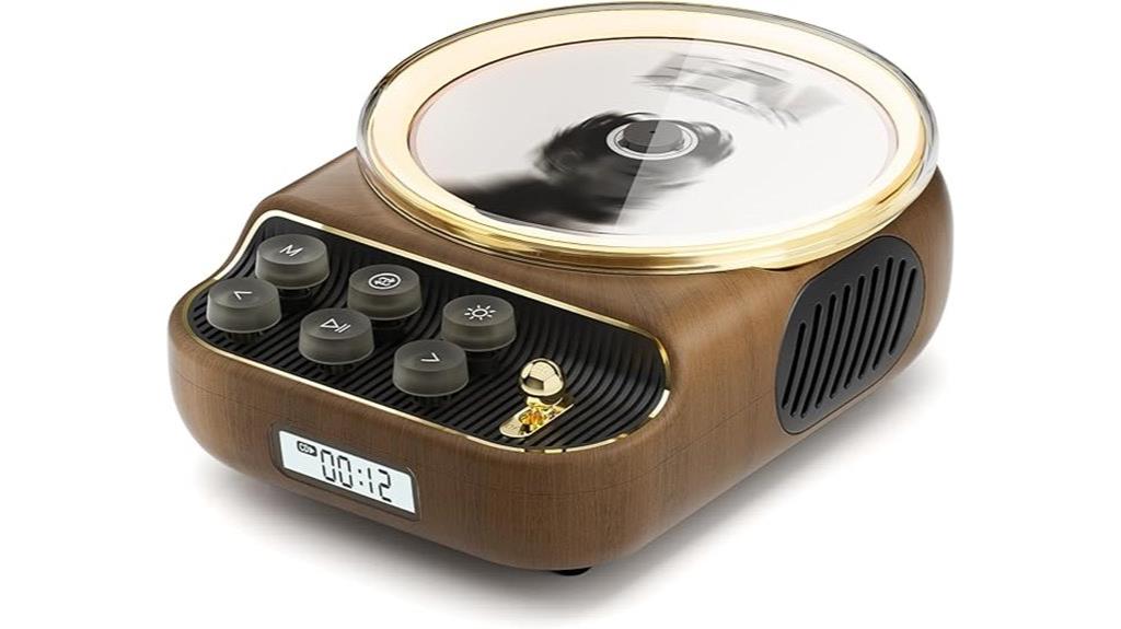 portable cd player with bluetooth