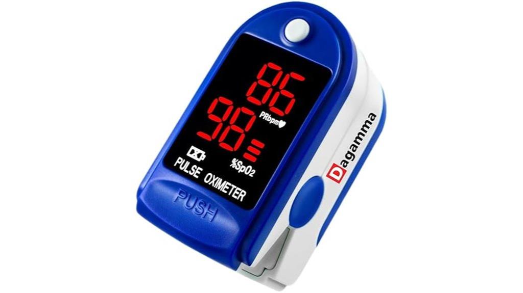 portable fingertip pulse oximeter