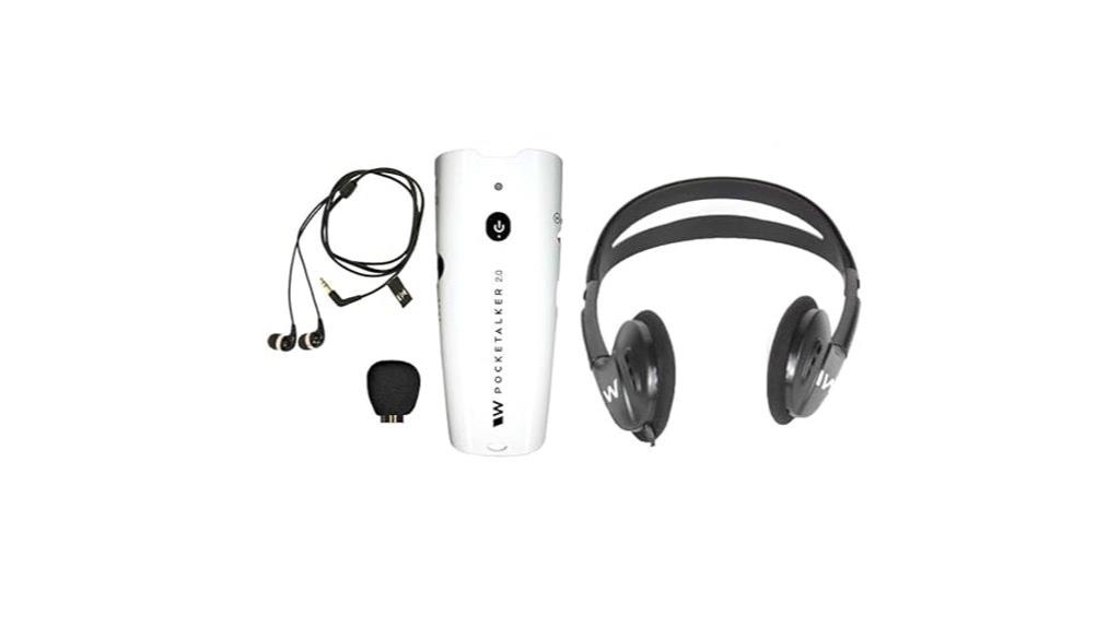 portable hearing amplifier device