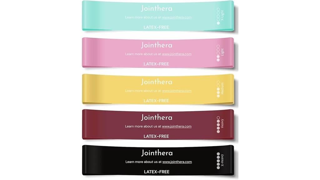 premium latex free resistance bands