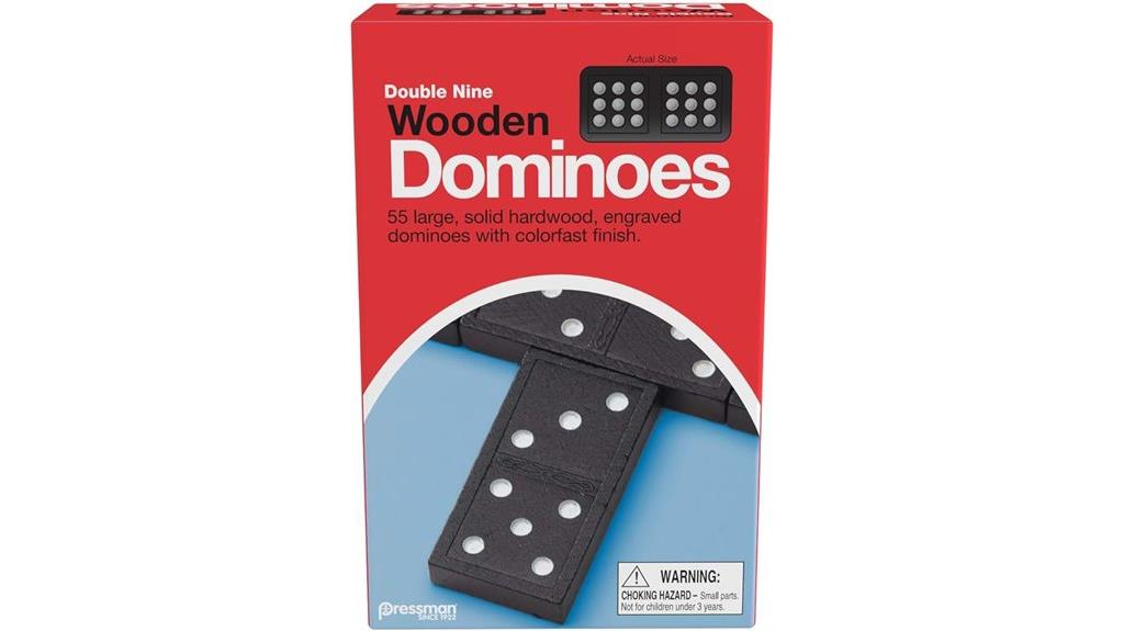 pressman double nine dominoes