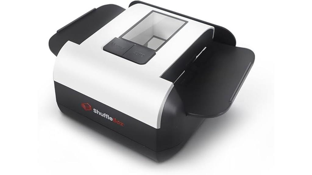 rechargeable card shuffler