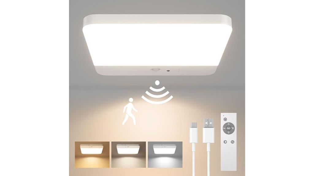 rechargeable magnetic ceiling light