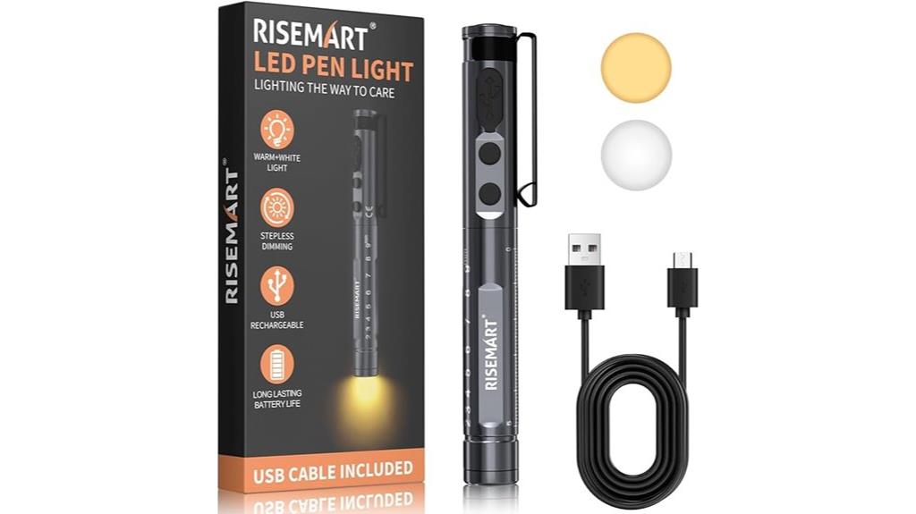 rechargeable medical pen light