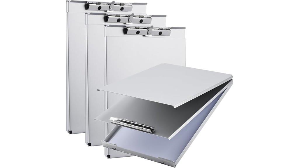 recycled aluminum clipboard set