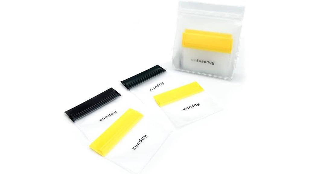 reusable weekly pill organizer