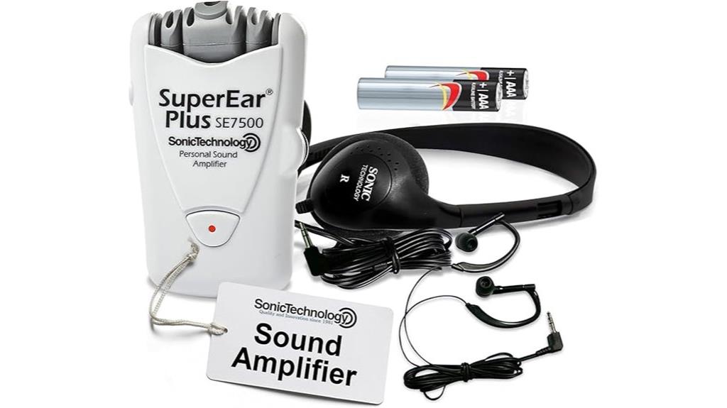 senior hearing aid device