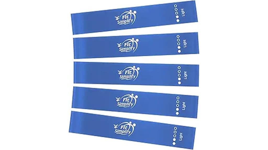 set of 5 resistance loop bands