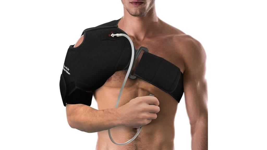 shoulder ice pack wrap