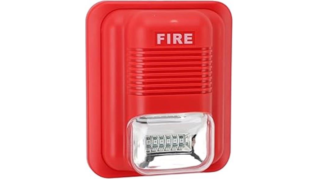 sound and light alarm