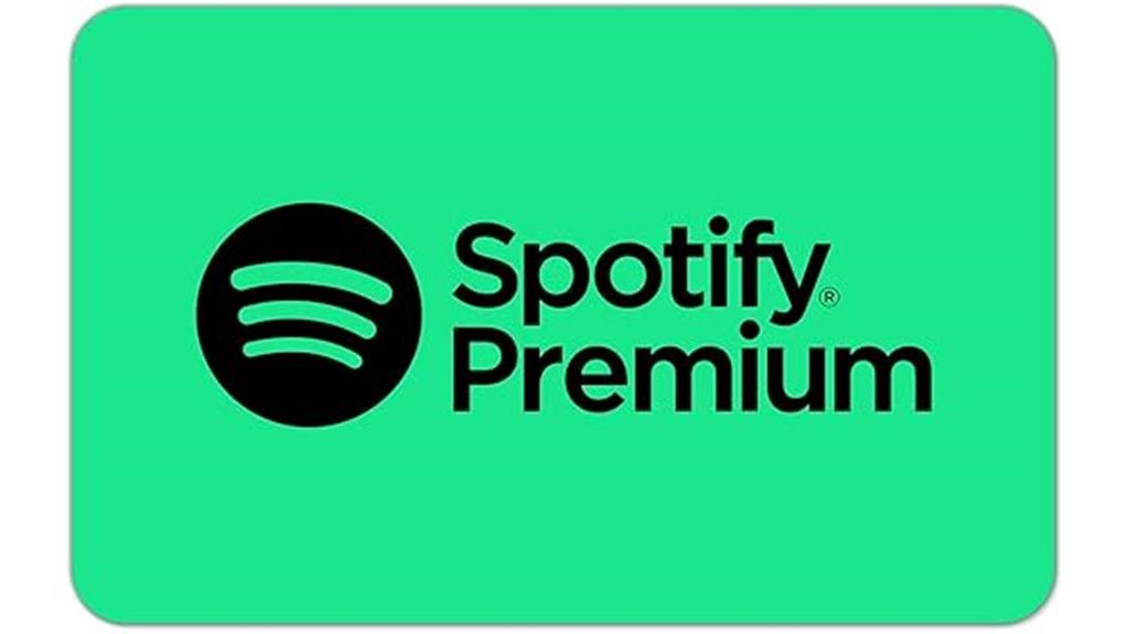 spotify premium gift card