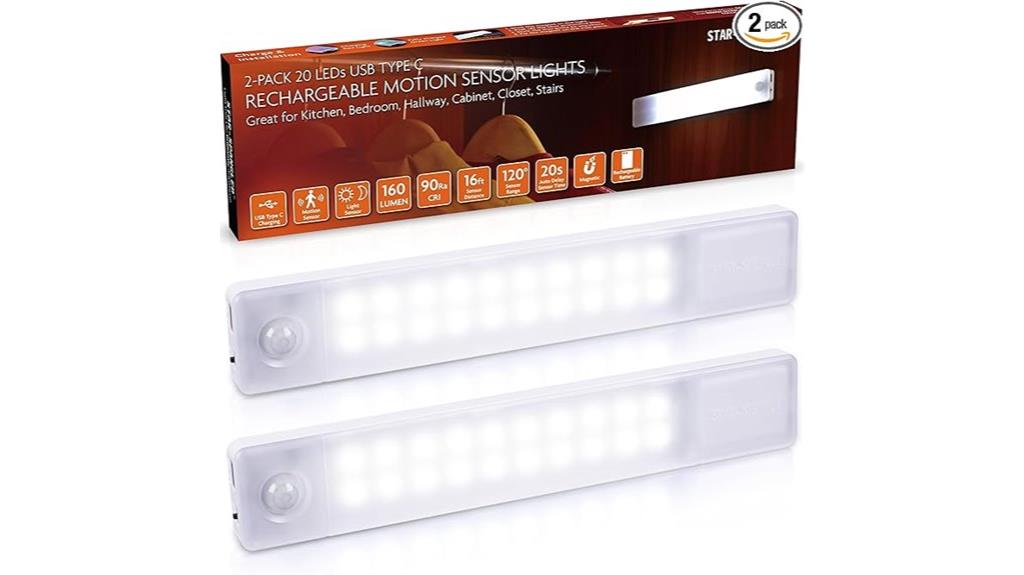 star spangled motion sensor lights