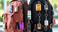stylish portable sanitizer clips