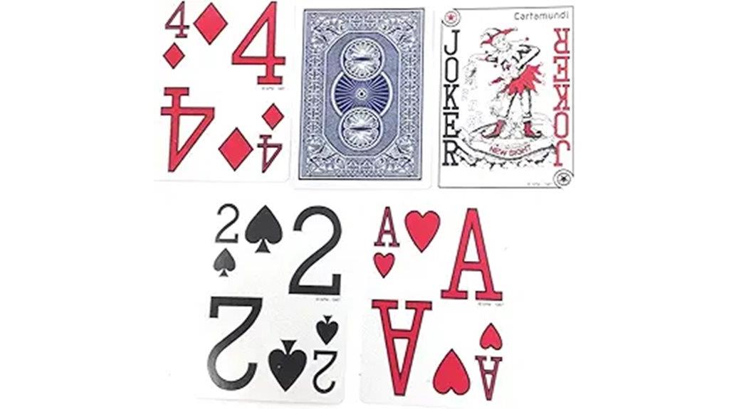 tactile playing cards design