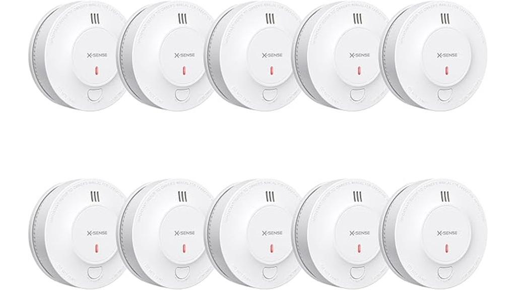 ten year battery smoke detectors