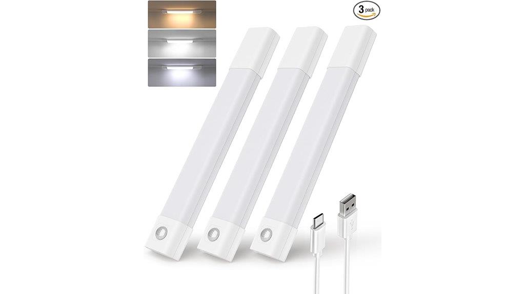 three pack motion led lights