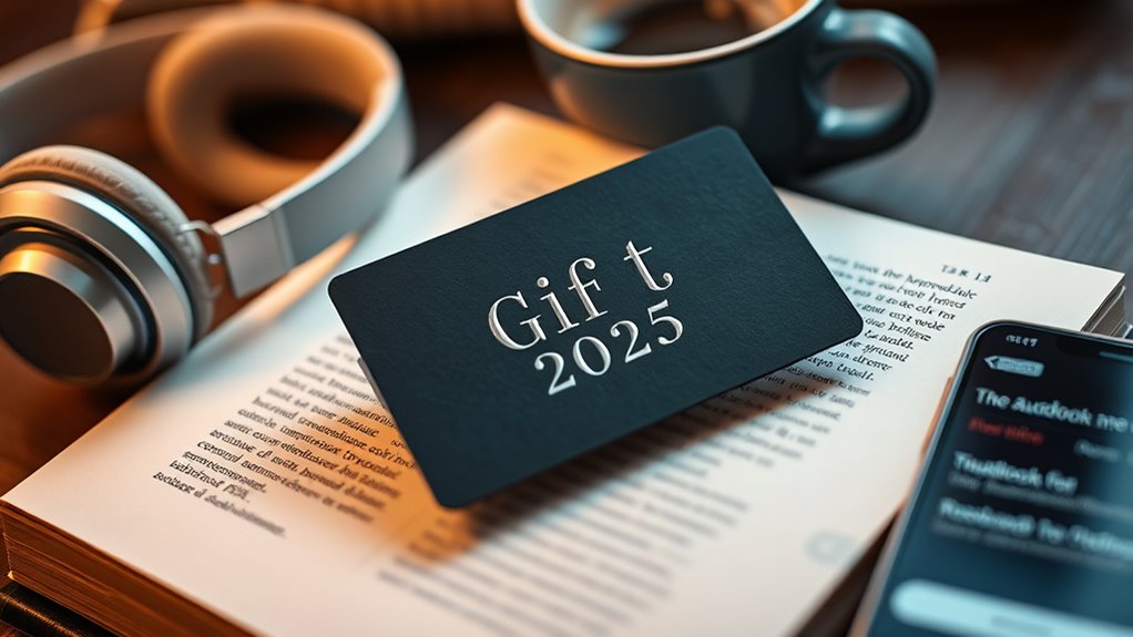 top audiobook gift card options