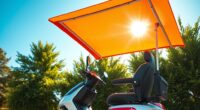top canopies for scooter comfort