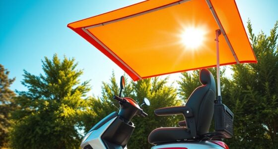 top canopies for scooter comfort