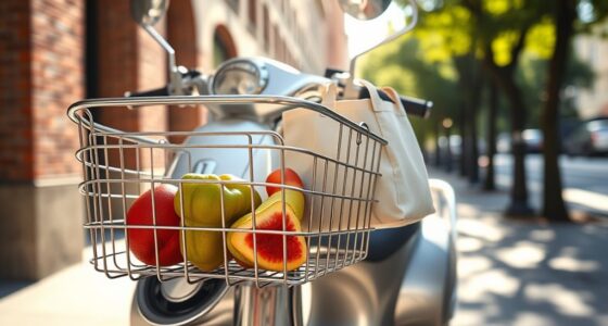 top metal scooter baskets