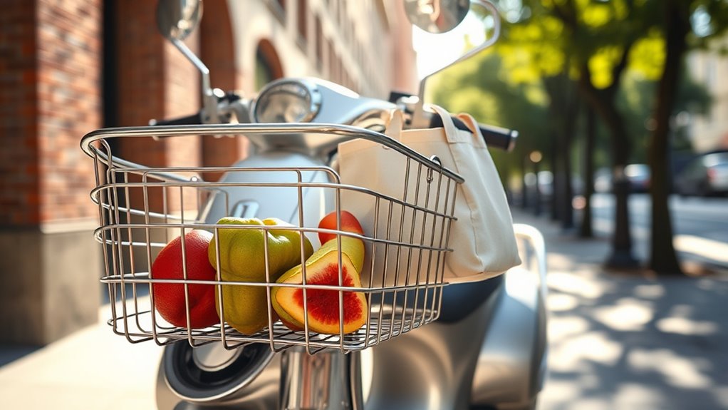 top metal scooter baskets
