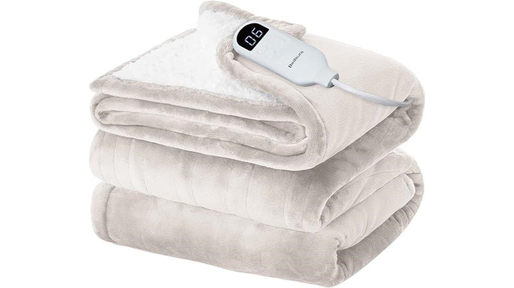 twin cream electric blanket