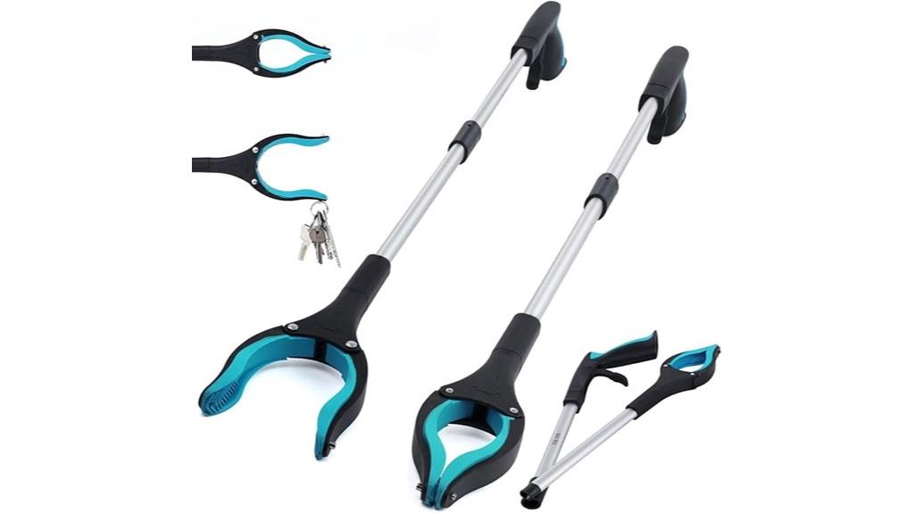 two piece reacher tool