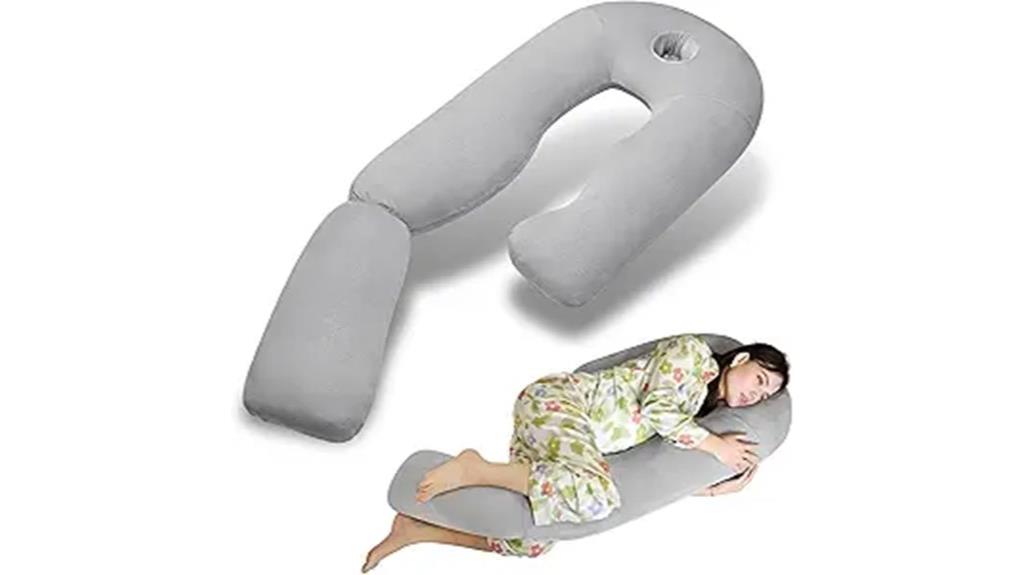 u shaped side sleeper pillow