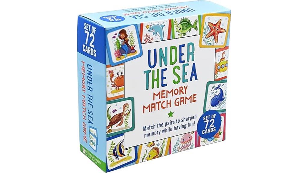 underwater matching card set
