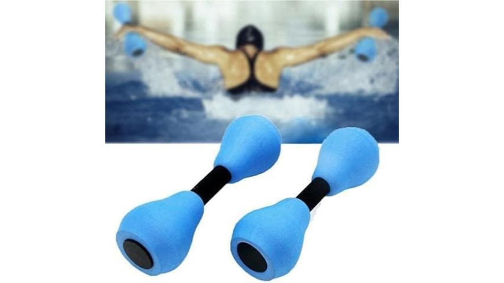 water fitness dumbbell set