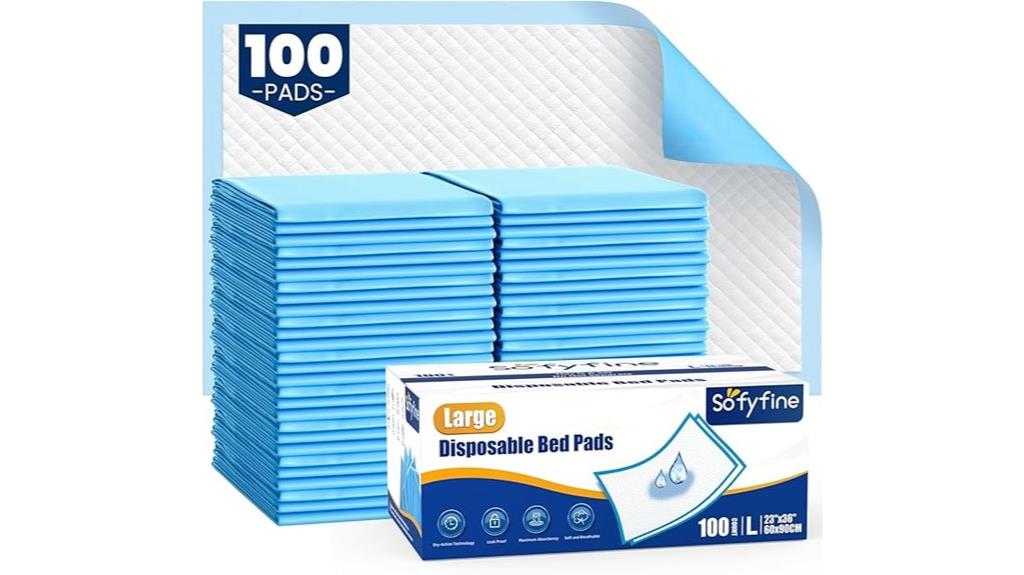 waterproof bed pad 23x36
