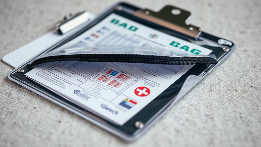 waterproof document holder considerations