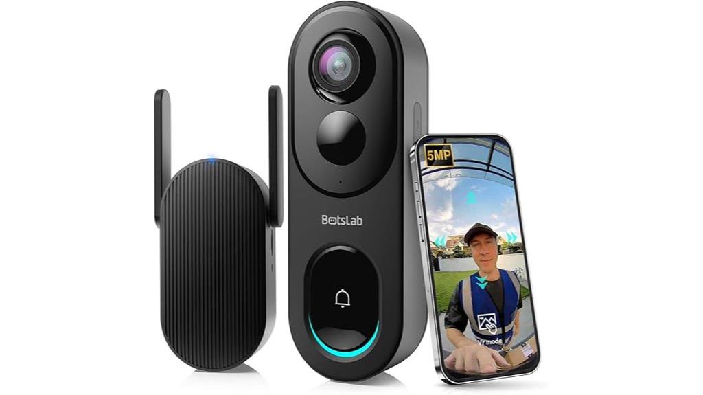 wireless 5mp ai doorbell