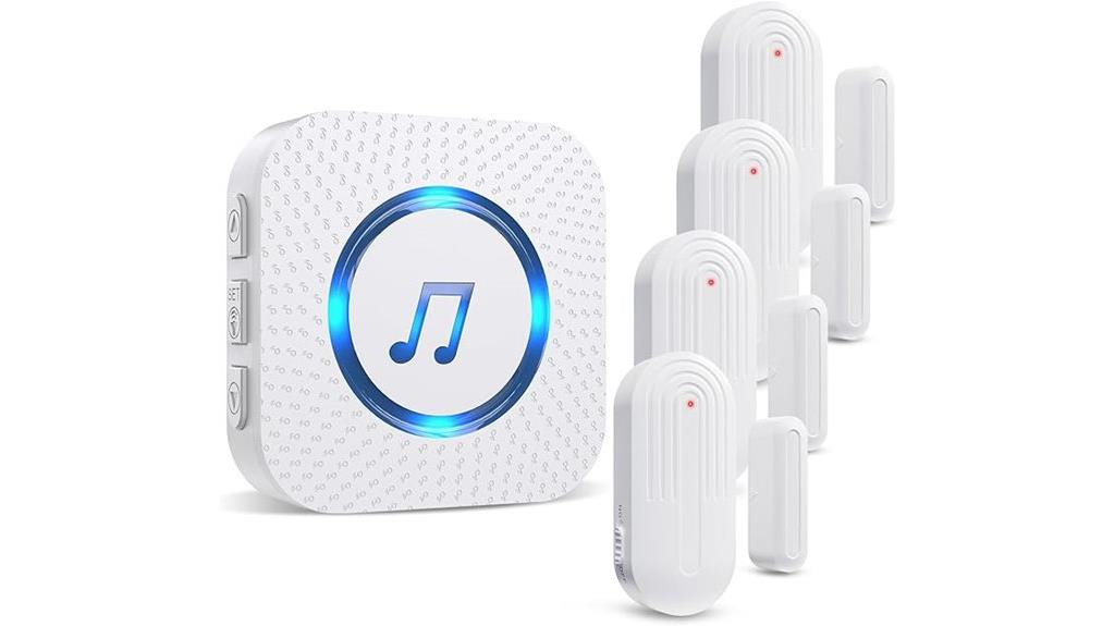 wireless door chime range