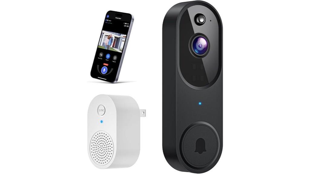 wireless wi fi doorbell camera