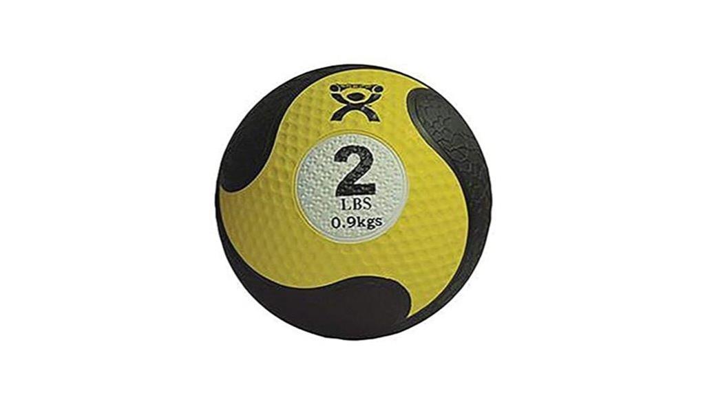 yellow 2lb rubber balls