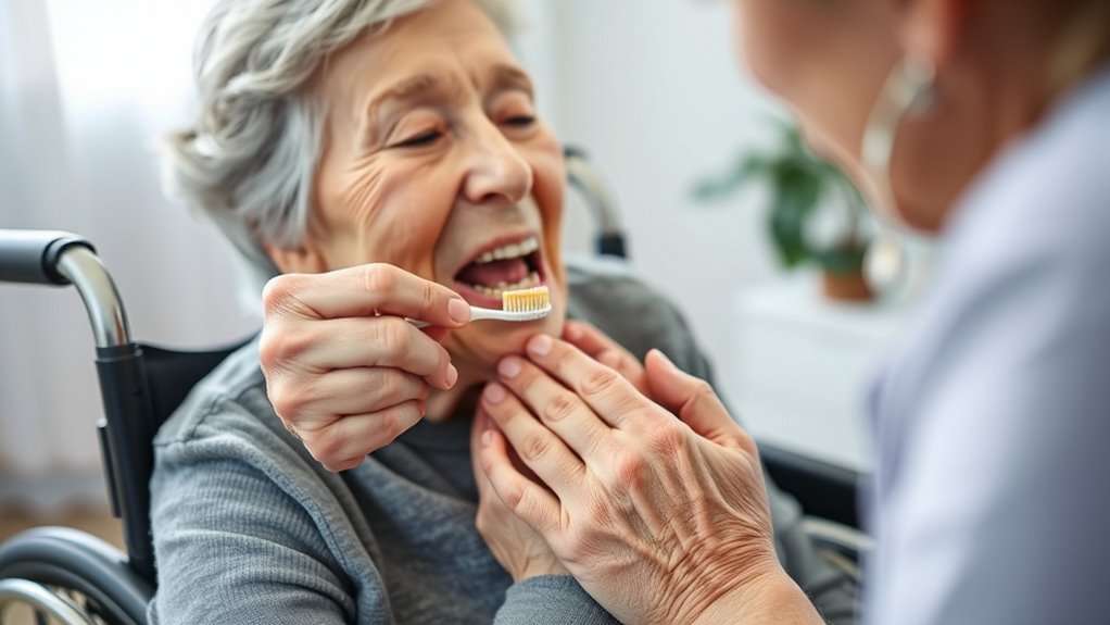 assistive devices improve oral hygiene