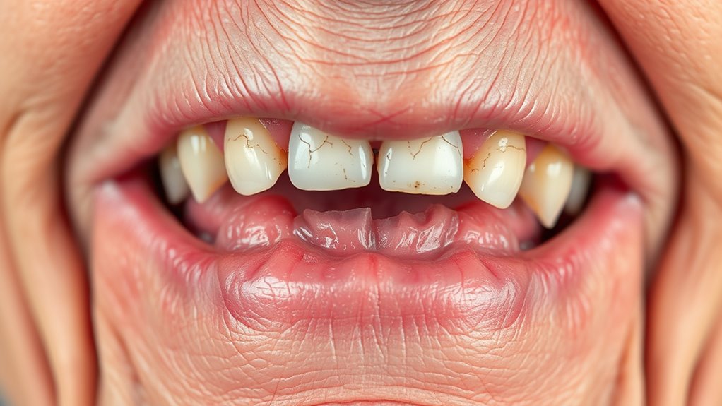 dentures dry mouth gum