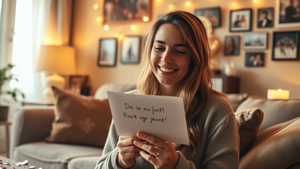 emotional celebration of achievements