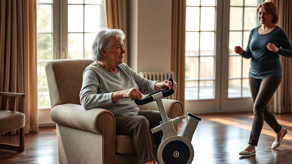 gentle seated cardio exercises