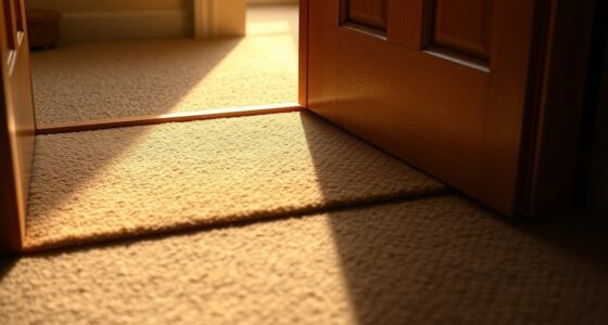 hazardous doorway carpet lighting