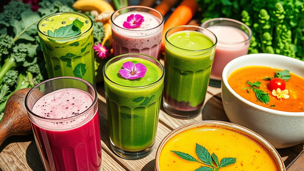 healthy vegan drink options