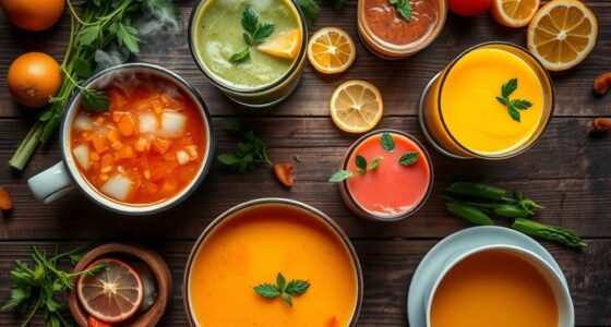 hydrating soups and beverages