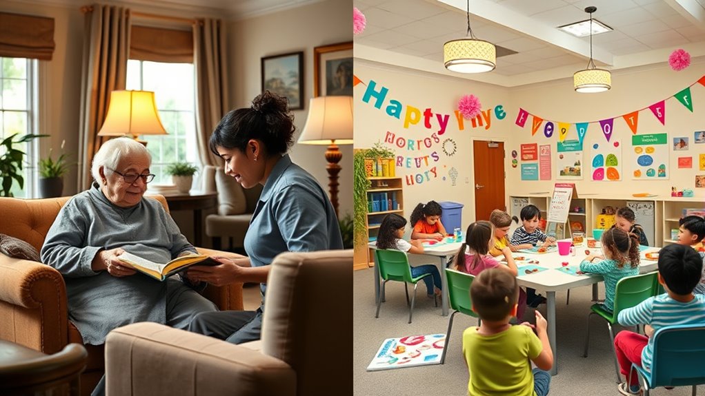 in home vs day programs