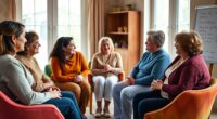 joining caregiver support groups